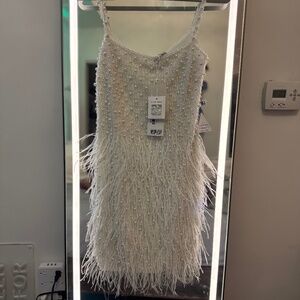 CARRIE WHITE DRESS - Nadine Merabi